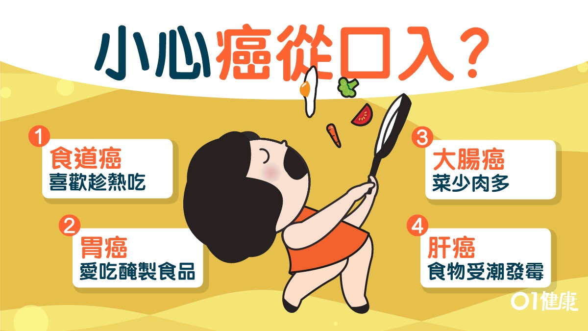 【癌症】肺癌胃癌吃高溫醃製食品增風險？　7種癌症或因吃錯了