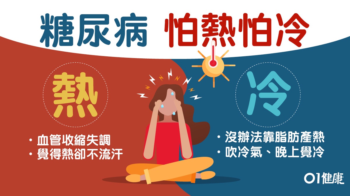 【糖尿病】怕熱又怕凍或因血糖高！體溫感應失調7類人高危