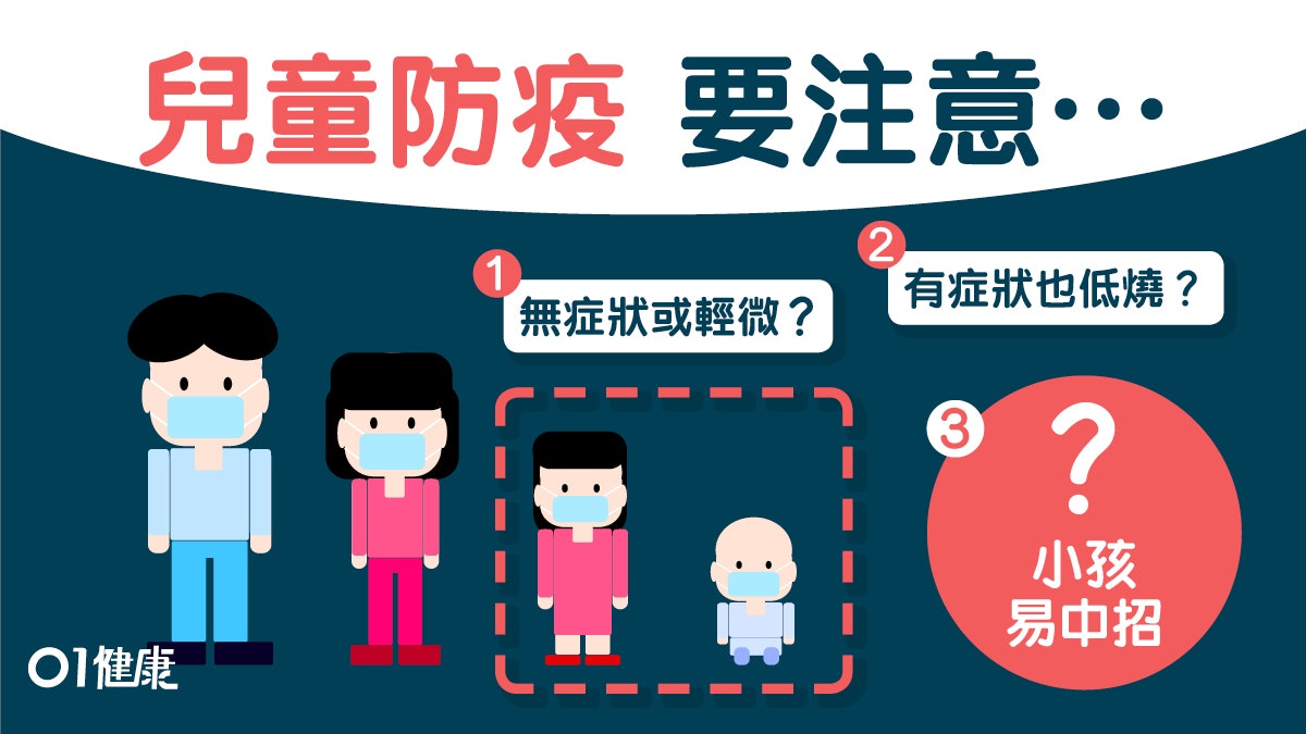 【新冠肺炎】小孩感染發低燒？與成人症狀不同？6大防疫迷思