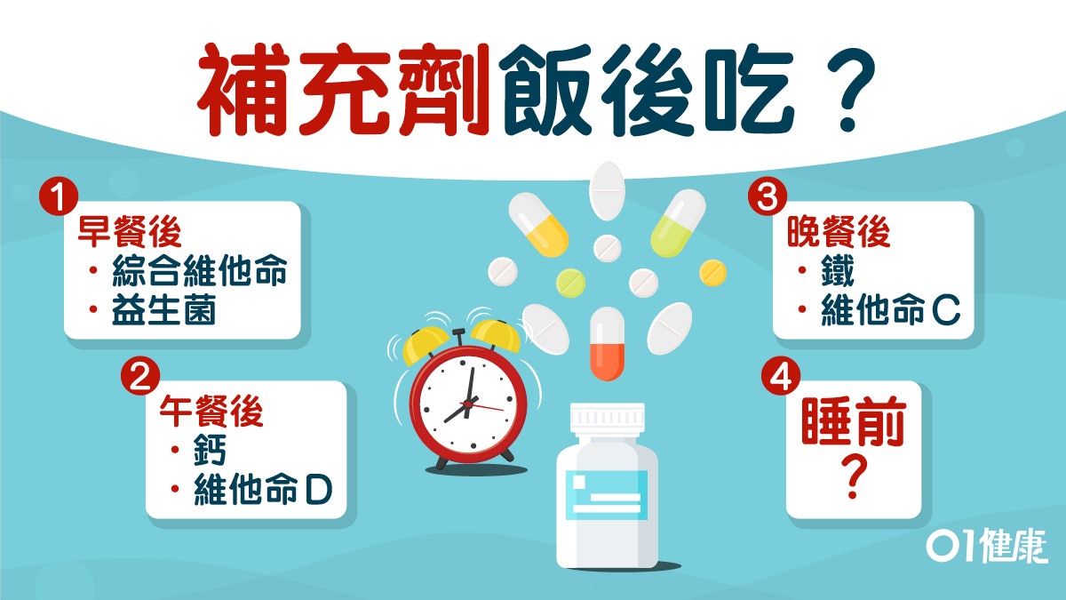 睡前服維他命B雜或致引眠 　補充劑及魚油丸應飯後吃？